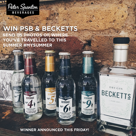 Win a bottle of Beckett's Gin and loads of PSB tonics