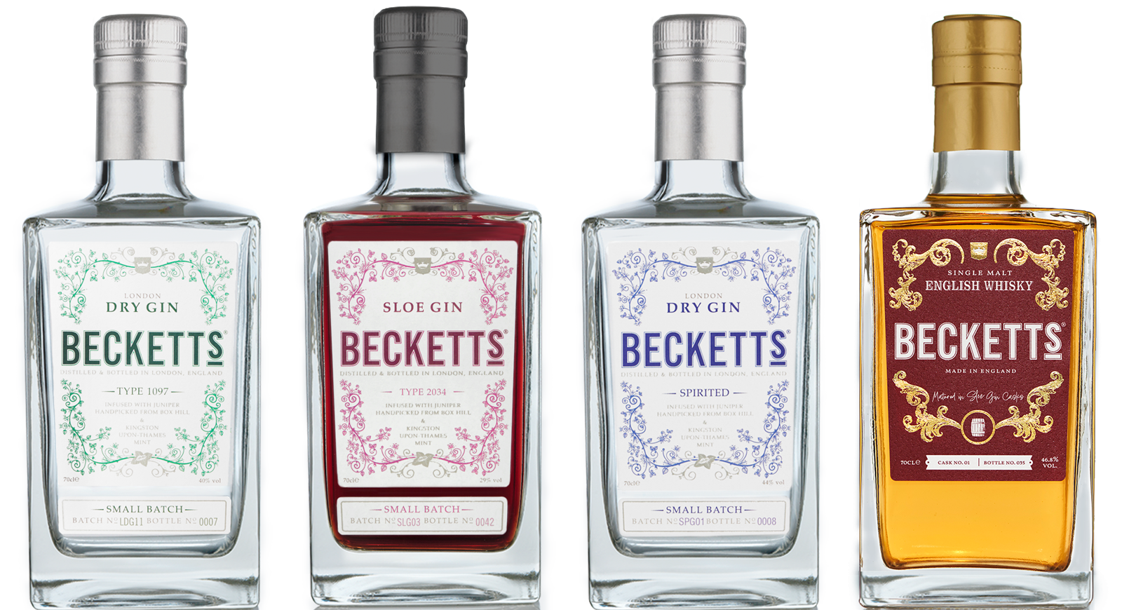 Beckett's London Dry Gin & Single Malt Whisky